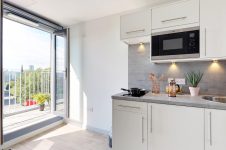 Room with kitchen at The Bridge