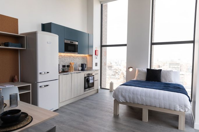 Room with bed at Martha Street Apartments