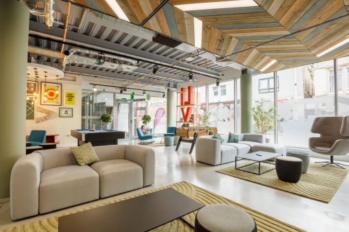 social space at Livin, Cardiff student accommodation