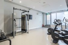 Fully Equipped Gym with gym at Livin - Cardiff